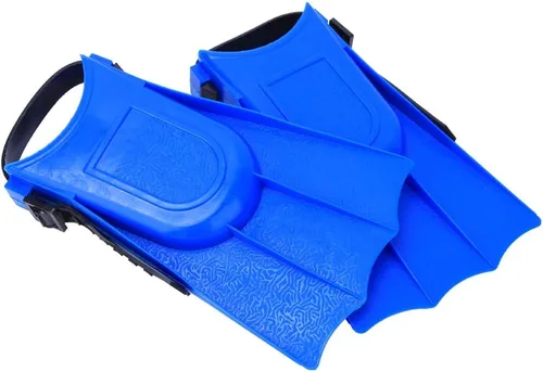 Miniatura 8 de Keenso Aletas de natación para niños, 1 par de aletas cortas de buceo para niños, aletas de entrenamiento de natación de PVC, aletas ligeras de buceo