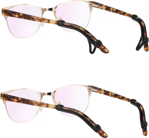 Miniatura 6 de SMARTTOP - Fundas de orejas antideslizantes para gafas, sujetadores de orejas de silicona suave para hombres, mujeres y niños, para deportes, Negro