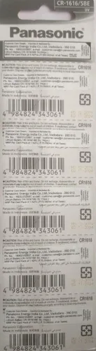 Miniatura 4 de Panasonic Batería de litio Cr1616 de 3 V, paquete de 2 x (5 piezas) = 10 baterías de un solo uso