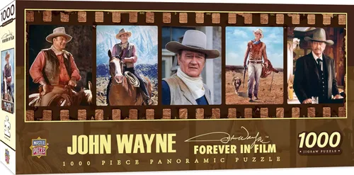 Miniatura 9 de MasterPieces Rompecabezas de 1000 piezas de John Wayne para adultos, familia o jóvenes, diseño de vaquero de Estados Unidos, 19.25 x 26.75 pulgadas