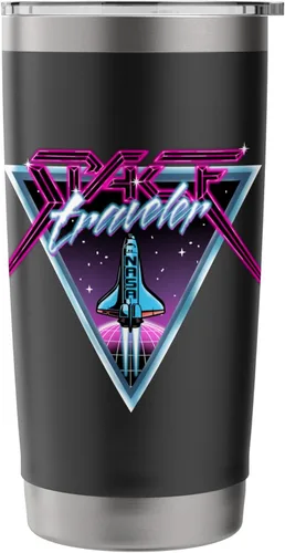 Miniatura 3 de NASA Iconic Space Traveler Retro 80's Vibes Big Chest Poster Stainless Steel Insulated Tumbler