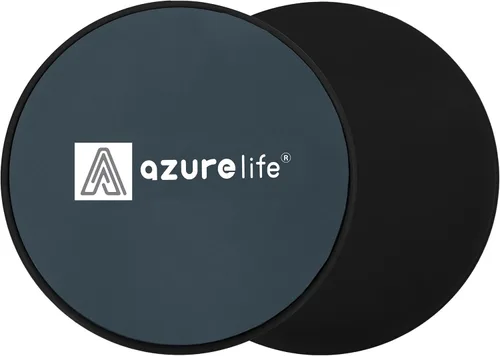 A Azurelife Deslizadores de ejercicio para el núcleo, discos deslizantes de doble cara para uso en alfombras o suelos de madera, ligeros y