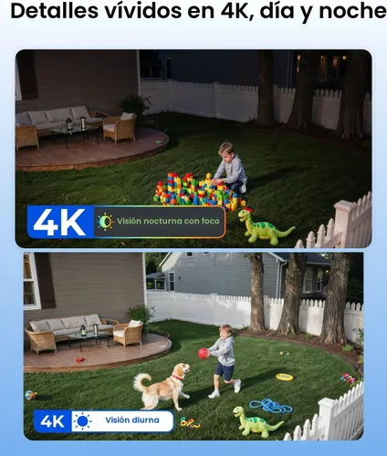 Miniatura 2 de REOLINK Cámaras de seguridad solar 4K inalámbricas para exteriores, Argus PT Ultra+panel solar, seguimiento automático de inclinación panorámica
