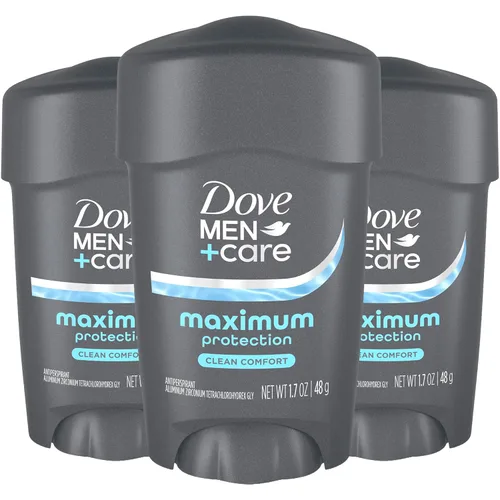 Dove Desodorante para hombres+Care, antitranspirante de protección clínica 96H, Clean Comfort, paquete de 3 – Prescription Strength Protección