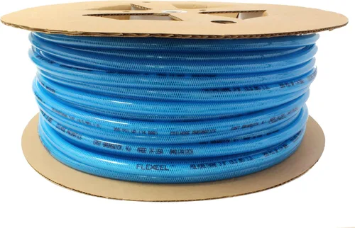 Miniatura 12 de Coilhose Pneumatics PFE40254T Flexeel Manguera de aire reforzada de poliuretano, diámetro interno de 0.25 pulgadas, longitud de 25 pies con (2)