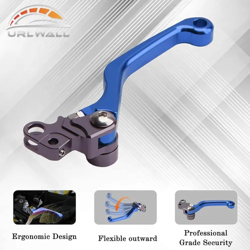 Miniatura 7 de Palanca de embrague de motocross, palanca de freno de pivote ajustable para Sur Ron Light Bee Segway X260 X160, 6061 Billet plegable izquierda
