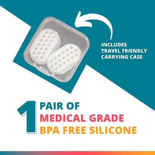 Miniatura 3 de Jawline - Ejercitador facial de Jawfit – 1 par de ejercitadores de mandíbula de silicona de grado médico sin BPA para principiantes y usuarios Blanco