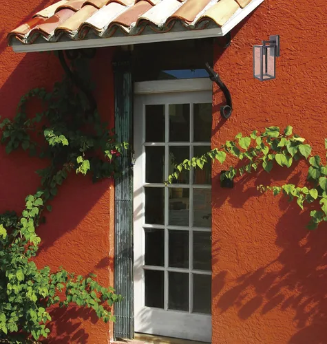 Miniatura 5 de LIT-PaTH Farol de Pared para Exteriores, Aplique de Pared como Accesorio de Iluminación de Porche, Base Mediana E26 Máximo 60W, Metal Antioxidante