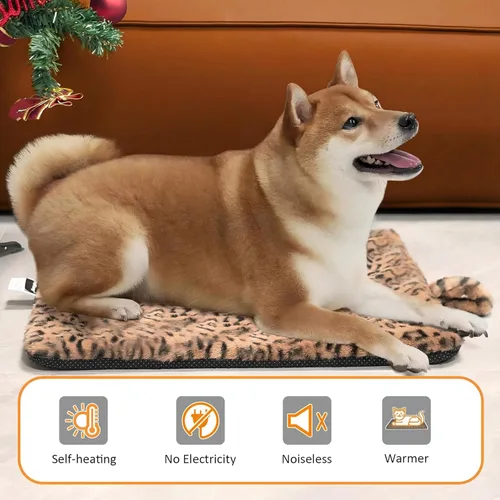 Miniatura 2 de Tapete autocalentable para gatos y perros, tapete térmico no eléctrico para mascotas, lavable y suave con respaldo antideslizante, uso en interiores