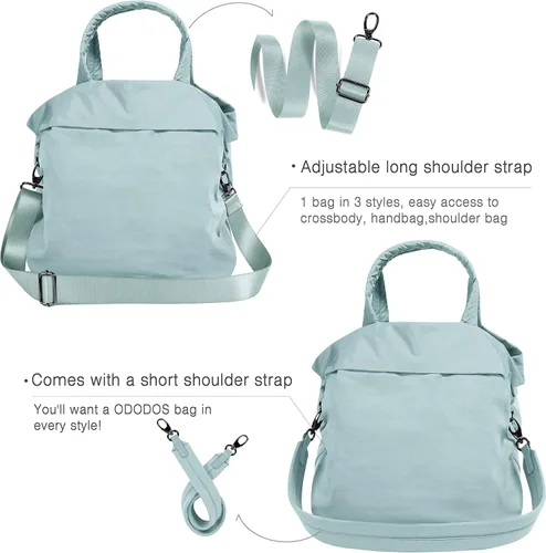 Miniatura 3 de ODODOS Bolsas Hobo Multi 2.0 de 19L con 2 correas para mujer, bolsos de mano, bolsos cruzados