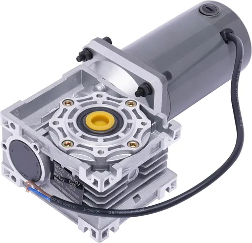 Miniatura 4 de Motor de engranajes eléctrico 120W DC 24V Reductor de engranajes helicoidal Caja de engranajes Motor eléctrico de engranajes RV 50K 35Nm Motor 120W