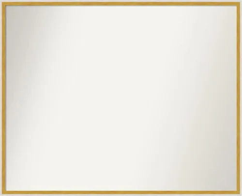 Miniatura 696 de Amanti Art Espejo de baño blanco para sobre el fregadero, 32 x 45 pulgadas, espejo de tocador rectangular blanco esbelto, marco de madera moderno