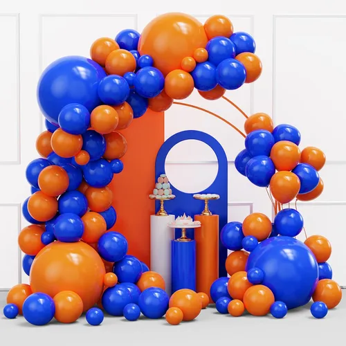 Miniatura 15 de Kit de arco de guirnalda de globos de color dorado y negro, 134 globos metálicos dorados y negros con diferentes tamaños para graduación