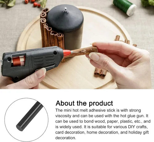 Miniatura 3 de Barras de pegamento caliente, mini adhesivos para pistola de pegamento termofusible, [para arte, manualidades, bricolaje, fabricación de tarjetas]