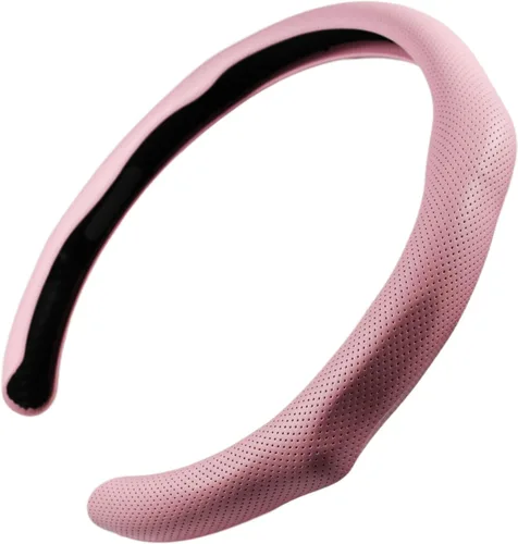 Miniatura 24 de Funda de volante deportiva con patrón de fibra de carbono de instalación rápida, ajuste universal de 14½ a 15 pulgadas para automóvil sedán cupé SUV