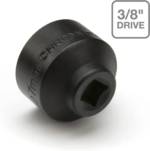 Miniatura 2 de Steelman 27mm Tuerca de filtro de aceite de bajo perfil para llave de enchufe para Mercedes-Benz A-Class, Mini, Kia, Nissan y otros, 3/8-pulgadas