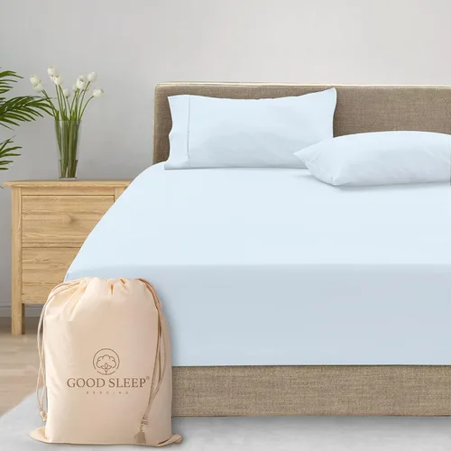 Miniatura 24 de Good Sleep Bedding Sábanas ajustables Twin XL - Sábanas Twin XL extra largas de 800 TC para dormitorio, sábana ajustada 100% algodón egipcio Twin