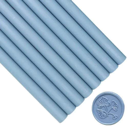 Miniatura 3 de 8 varillas de sello de cera blanca perla para pistola de pegamento de 0.43 pulgadas, ideal para invitaciones de boda, paquetes de vino, sobres