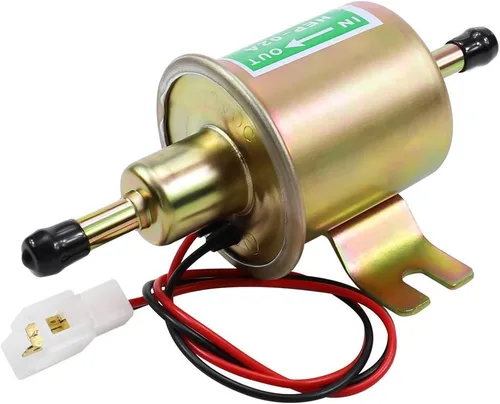 Miniatura 4 de Bomba de combustible eléctrica de 12 V, universal, baja presión, transferencia de 12 voltios, bomba de combustible en línea para cortacésped