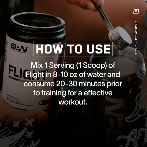 Miniatura 3 de BARE PERFORMANCE NUTRITION BPN Flight Pre Entrenamiento, Apoya la Energía y el Enfoque Mental, Resistencia Mejorada y Bombas Musculares