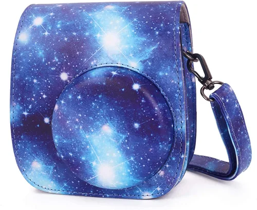 Miniatura 9 de Phetium Instant Mini 12 - Funda protectora para cámara compatible con Instax Mini 12 11, bolsa de piel sintética con bolsillo y correa de hombro