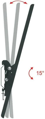 Miniatura 4 de NTQinParts Soporte de pared plano para TV giratorio de 10° con inclinación de 10° para Hisense 32H4F 32", 40H4F 40", 43H4F 43" H4 Series LED Smart TV