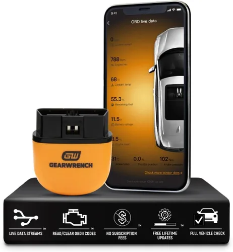 GEARWRENCH Herramienta de diagnóstico diario Probador OBDII Bluetooth | GWSCAN