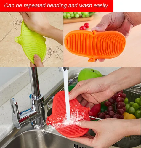 Miniatura 5 de 4 pares de mini guantes de silicona para horno, juegos de soportes para ollas para cocina, resistentes al calor, pequeños guantes antiquemaduras