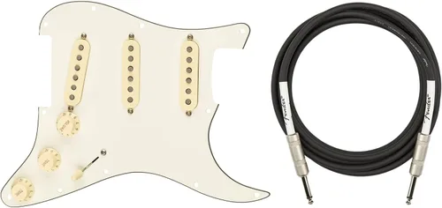 Miniatura 7 de Fender Custom Shop '69 SSS Pre-Wired Stratocaster Pickguard Bundle con cable de instrumento