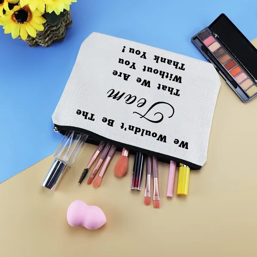 Miniatura 4 de Bolsas de maquillaje de regalo para mujeres líderes, Blanco apagado, S