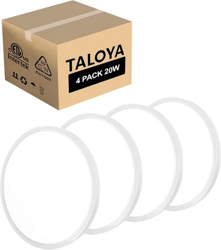 Miniatura 10 de TALOYA Lámpara de techo de montaje empotrado, paquete de 6