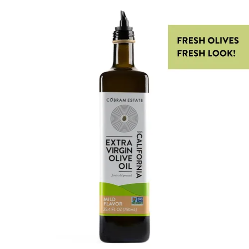Miniatura 3 de Aceite de oliva extra virgen suave 100% California Cobram Estate, prensado en frío por primera vez, sin OGM, apto para dieta Keto, alto