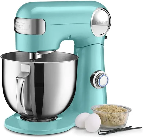 Miniatura 15 de Cuisinart Batidora de pie, 12 velocidades, cuenco de acero inoxidable de 5.5 cuartos de galón, batidor de chef, paleta mezcladora, gancho para masa