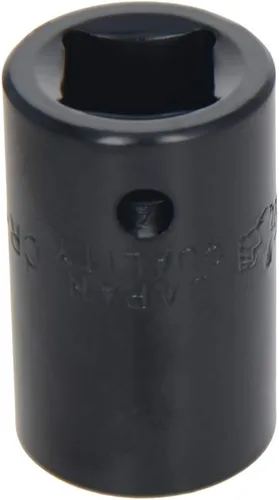 Miniatura 7 de Auniwaig Zócalo de impacto poco profundo de 1/2", métrico de 6 puntos, enchufes poco profundos de 1-1/8", Cr-V