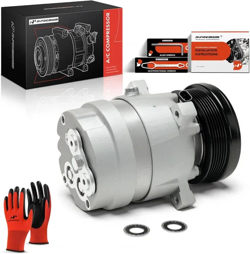 Miniatura 10 de A-Premium Compresor de CA con embrague compatible con Buick Century, Regal y Chevrolet Beretta, Celebrity, Córcega, Lumina, Lumina APV y Oldsmobile