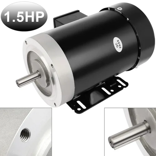 Miniatura 5 de Motor eléctrico 1.5HP 1750 RPM Motor trifásico de uso general 5/8 "Diámetro del eje 4 Polo 56C TEFC 60HZ 230/460V