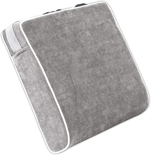 Cojín de asiento de espuma viscoelástica XL de 4 pulgadas de grosor, cojín para silla de oficina extra grande para aliviar el dolor de coxis, espuma