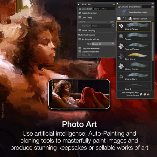 Miniatura 4 de Corel Painter 2023 Education Software de pintura profesional para arte digital, ilustración, arte fotográfico y arte fino [Mac Download]