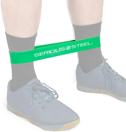 Bandas de resistencia cortas - 12" por Serious Steel Fitness #4 Verde