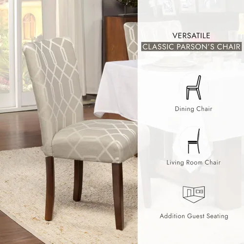 Miniatura 6 de HomePop Parsons - Silla clásica tapizada para comedor