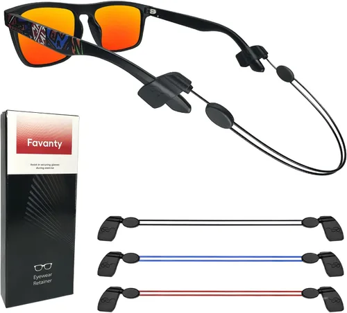 Miniatura 8 de Correa ajustable para lentes de sol para deportes, correa antideslizante para lentes de sol para niños, mujeres y hombres, soportes para lentes