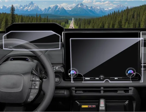 Miniatura 9 de CDEFG Protector de pantalla de automóvil con control central, protector de pantalla táctil para Dodge RAM 1500/2500/3500 Uconnect 2013-2018, vidrio