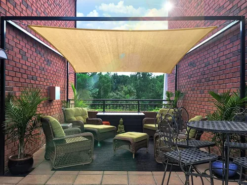 Miniatura 10 de Toldo tipo vela para patios, pérgolas, patios traseros, jardines y exteriores, rectangular, tela para sombra que bloquea los rayos ultravioleta, 6 x