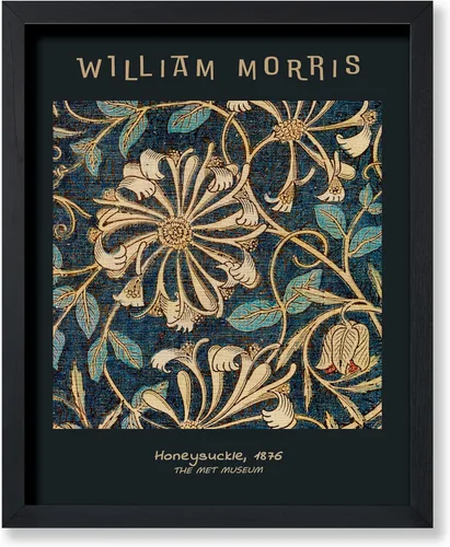 Miniatura 46 de Poster Master Póster vintage de William Morris, estampado de patrón retro de Santiago, arte de flores, arte de patrón textil, regalo para hombres