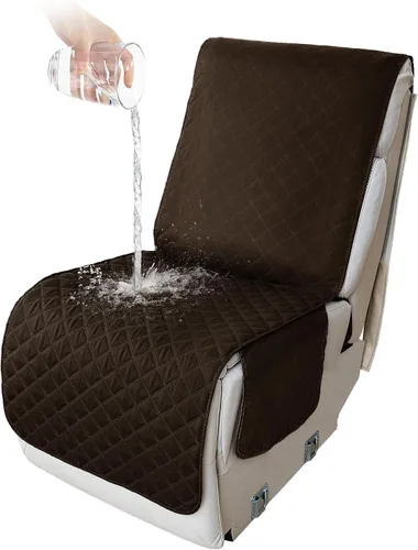 Miniatura 9 de HDCAXKJ Fundas de sofá seccional reclinable 100% impermeable, forma de L, funda de sofá reclinable lavable acolchada suave para mascotas, perro