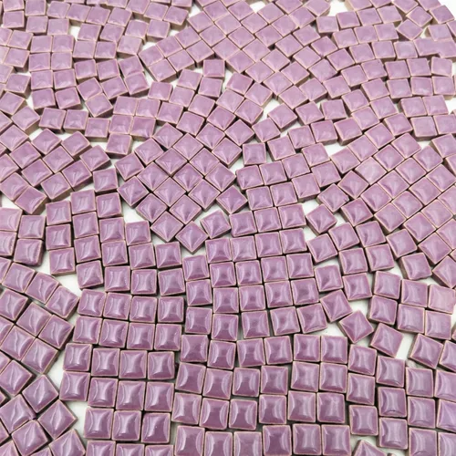 Miniatura 3 de 500 PCS / 1.1 LB Azulejos de Mosaico Cuadrados de Cerámica, 0.4 x 0.4 pulgadas Hechos a Mano para Hacer Micro Azulejos de Mosaico Creativos