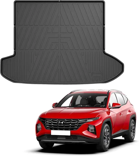 Miniatura 14 de Alfombrilla para maletero para Toyota Tundra SR5 2022-2025, MERXENG Protector de maletero para automóvil Todo-tiempo Alfombrilla protectora