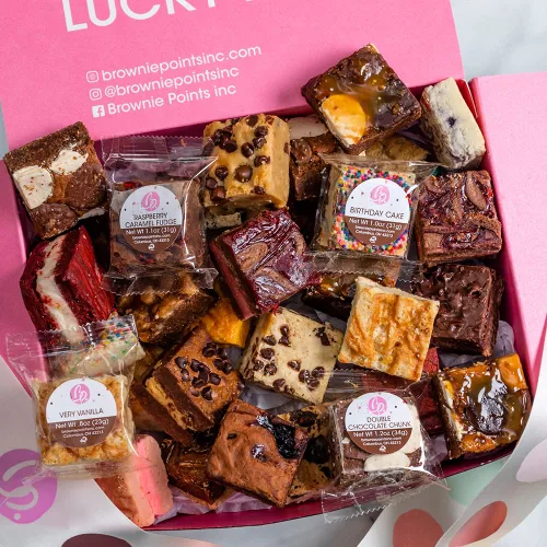 Miniatura 7 de Brownie Points Brownies para bebé, 75 ingredientes envueltos individualmente, ingredientes finos y frescos, caja de regalo y cestas de regalo