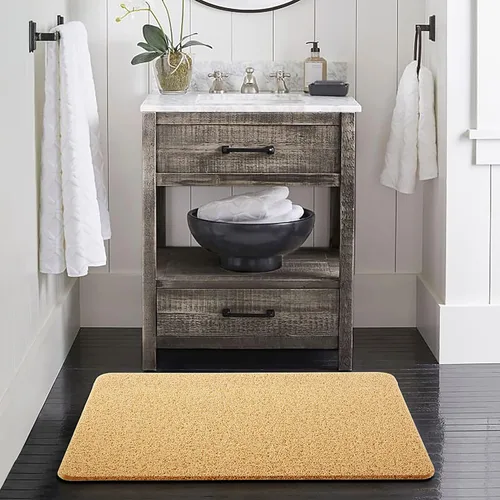 Miniatura 7 de Asvin Tapete de Baño con Textura Suave, para Ducha, Bañera, 24x16 Pulgadas, Libre de Ftalatos, Antideslizante, Tapetes Cómodos para Bañera