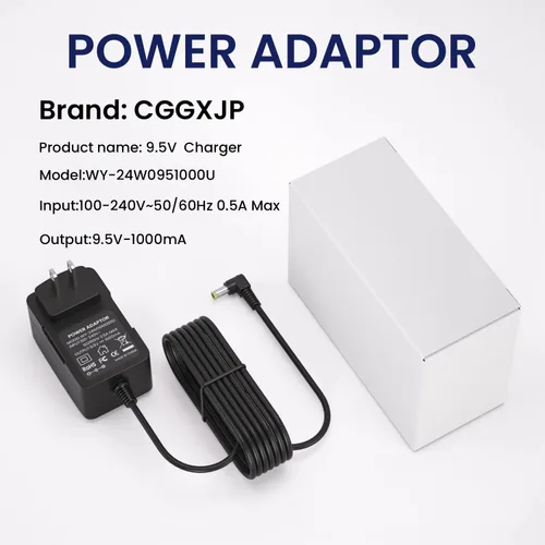 Miniatura 7 de Adaptador de 9.5V AC/DC para teclado Casio AD-E95100LU Cargador de fuente de alimentación SA-46 SA-47 LK-125 LK-127 CTK-240 CTK-245 CTK-1100